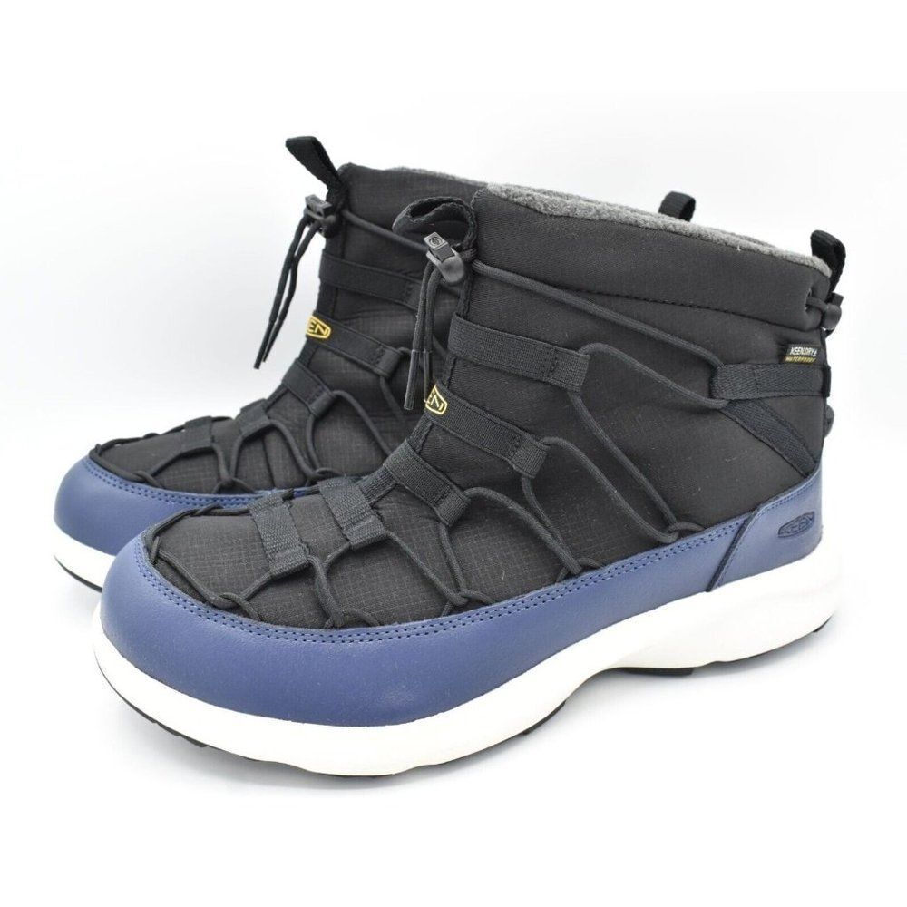 Keen Mens Size 9 UNEEK SNK Chukka Blue Black Waterproof Boots‎ Shoes